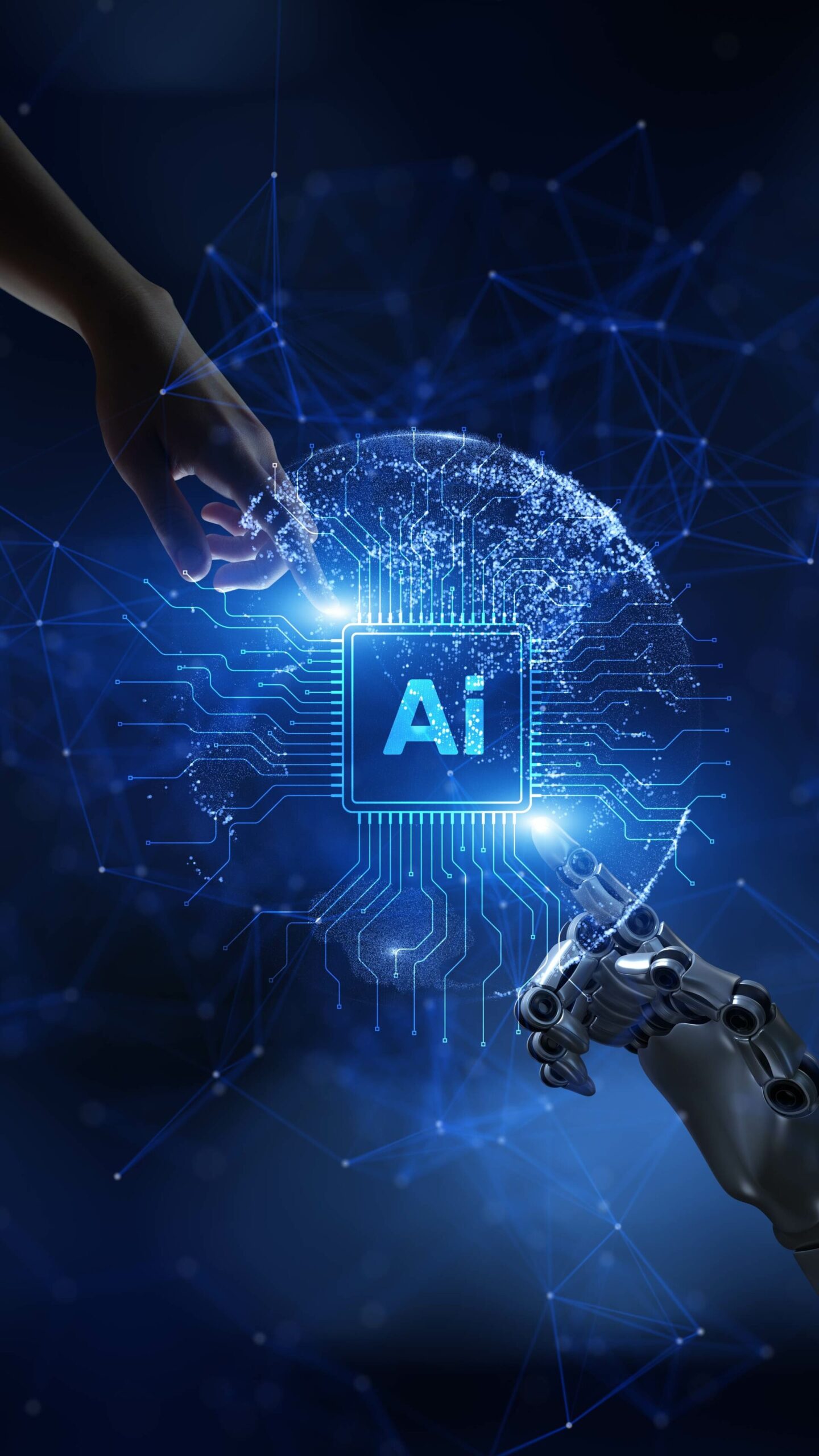 Mens en kunstmatige intelligentie werken samen
